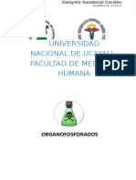 ORGANOFOSFORADOS - Farmacología