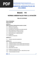 RAC 11 - Normas Ambientales para La Aviación Civil PDF