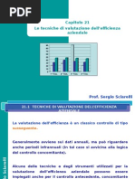 Tecniche Di Valutazione Dell'Efficienza