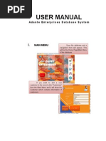 User Manual: Adante Enterprises Database System