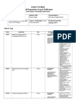 STRUCTURED Field Experience Log spr15