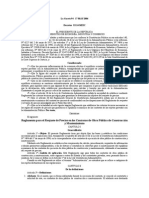 Decfetos 33114-MEIC-Reglamento Reajuste Precios y Contratos Obras Públicas-Precios-La Gaceta 94-17 MAY-2006