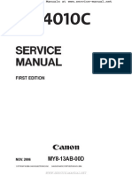 CANON DR-4010C Service Manual PDF