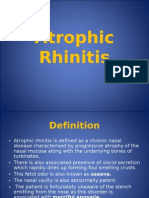 Atrophic Rhinitis