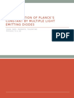 Powerpoint - Determination of Planck's Constant