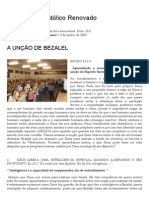 A UNÇÃO de BEZALEL - Ministério Apostólico Renovado