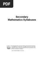 Maths Secondary