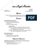 Adrienne Hendon Resume