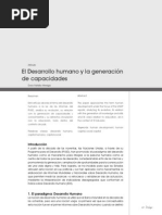 El Desarrollo Humano y La Generacion de Capacidades PDF