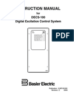 Basler IM For DECS-100 Digital Excitation Control System 9 2