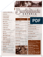 Bartolinos MENU Osteria 06.09.15