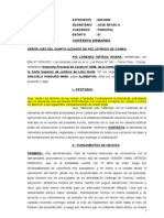 Contestación Demanda Alimentos