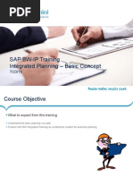 SAP BW-IP Training Integrated Planning - Basic Concept