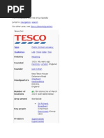 Tesco Wikipedia