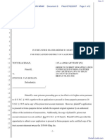 (PC) Tony Blackman v. Van Sicklen Et Al - Document No. 3