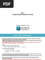 Bab 1 - Pengantar Metode Numerik Dan Scilab