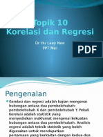 Topik 10 Korelasi Dan Regresi