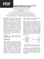 Self Biased Cascode CM PDF