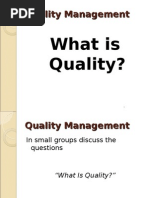 Quality Management