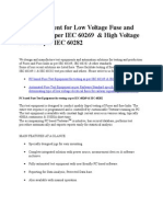 Test Equipment For Low Voltage Fuse and Fuse