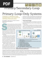 HPAC Primary Secondary Loop vs. Primary Loop Only Systems