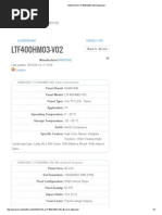 Samsung Ltf400hm03-V02 Datasheet