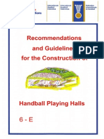 Handball Court Specifications