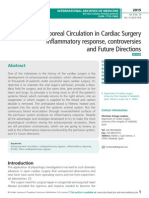 Extracorporeal Circulation in Cardiac Surgery Inflmmatory Response, Controversies and Future Directions