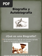 Biografía y Autobiografía 3° Básico