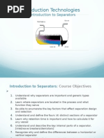 Introduction To Production Separators