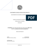 Porfirio La Philosophia Ex Oraculis Per Una Nuova Edizione Dei Frammenti