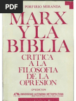 Marx y La Biblia