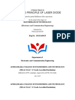 Working Principle of Laser Diode: (Electronics and Communication Engineering)