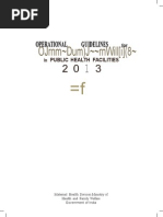 Operational Guidelines For Quality Assurance in Public Health Facilities 2013