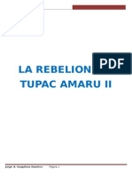 La Rebelion de Tupac Amaru II