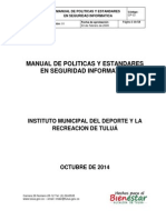 Manual de Politicas y Estandares en Seguridad Informatica Imder