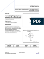 Stb170Nf04: N-Channel 40 V, 4.4 M Ω Typ., 80 A Stripfet™ Ii Power Mosfet Inad Pak Package