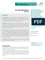 The Cystic Mesothelioma