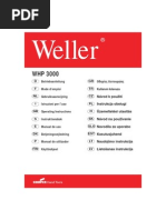 Weller WHP 3000 User Manual (Multi-Lang)