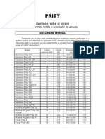 Fisa Tehnica Seminee Prity