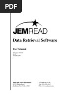 JemRead Data Retrieval Software