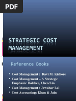 Strategic Cost Management