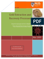 Gold Extraction and Recovery Processes