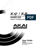 Akai Z4/Z8 Sampler Manual