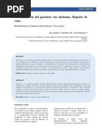 Rehabilitación Del Paciente Con Melasma