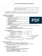 Diagnóstico y Cambios Fisiológicos Del Embarazo