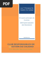 Cuarto Principio de Gestión Enfoque Basado en Procesos PDF