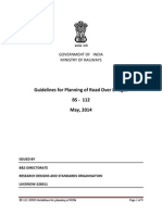 RDSO Guidelines - Bs 112 - Planning of Road Over Bridges