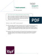 16pf Oen Factsheet