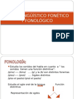 Perfil Linguistico Fonético y Fonológico